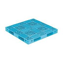 三甲 【別途送料】 【個人宅不可】 樹脂パレット(片面四方差し) プラスチックパレット D4-1515 822503 ライトブルー 82250300BL510 ...