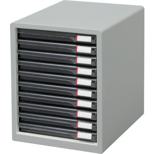 アイリスオーヤマ IRIS レターケーススリム ライトグレー L-10SR [155-542604]