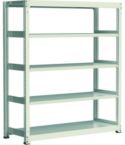 アイリスオーヤマ IRIS 【個人宅不可】【別途送料】スチール製中量ボルトレス棚中量ラック300 セット W1800xD750xH1200 基本 5段 M3K1875125 [155-00010348]