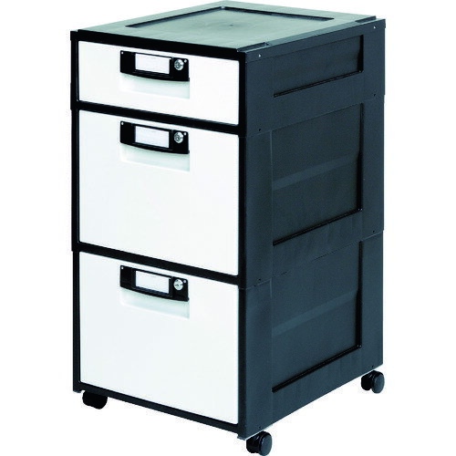 アイリスオーヤマ IRIS 【別途送料】 オフィスキャビネット ブラック HG-312 [155-600502]