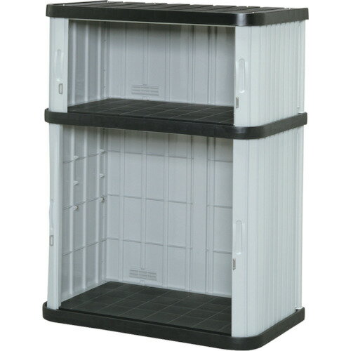 アイリスオーヤマ IRIS 【別途送料】 ミニロッカー ブラック/グレー ML-1250V [155-722051]