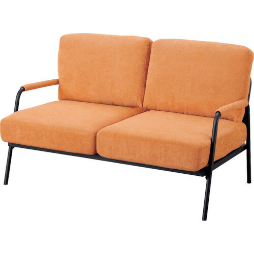 アイリスオーヤマ IRIS 【別途送料】 2人掛けコーデュロイソファ ライトブラウン SFCS-120 [155-613514]