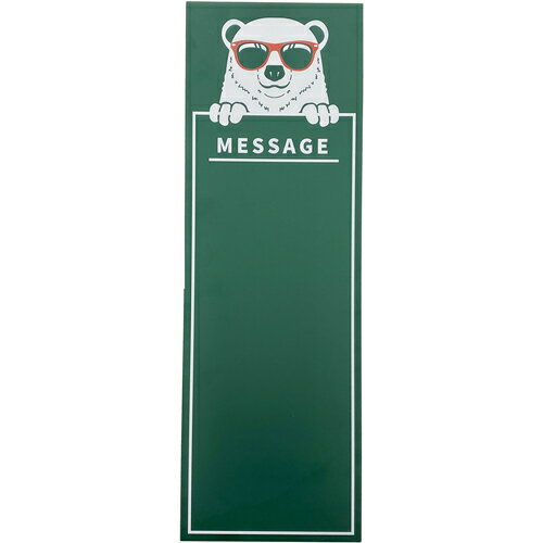 グリーンクロス 【別途送料】 【個人宅不可】 黒板メッセージボード 縦 H600×W200 6300053529 [1560-34..