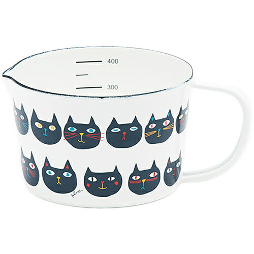 グリーンクロス 【別途送料】 【個人宅不可】 プルーン ホーローメジャーカップ WT ミミココモモ 63000..