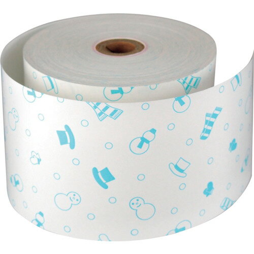 グリーンクロス 【個人宅不可】 ファンシーレジ用紙 80mm幅 冬 青 3巻入り 6300028161 [1560-2210859]