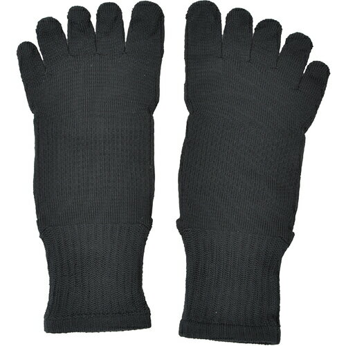 グリーンクロス 【別途送料】 【個人宅不可】 クッションフィンガーソックス 歩行をサポート すべり止め付き 吸湿速乾 ブラック 6300055010 [1560-5256379]