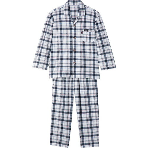 グリーンクロス 【別途送料】 【個人宅不可】 大きめボタンのびのびストレッチパジャマ 脱着簡単 着心..