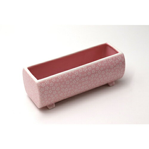 グリーンクロス 【個人宅不可】 瀬戸焼長香炉 桜小紋 6300036002 [1560-5101283]