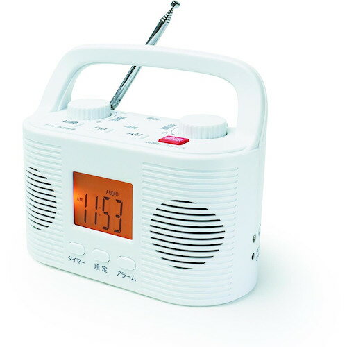 グリーンクロス 【別途送料】 【個人宅不可】 めちゃらく手元スピーカー ラジオ付き 6300034813 [1560-..