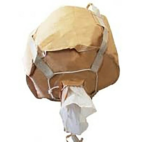 グリーンクロス 【個人宅不可】 コンテナバッグ 丸型 容量350L 耐荷重1000kgタイプ 排出口あり 10枚セ..