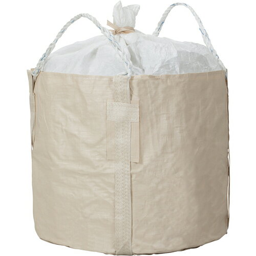 グリーンクロス 【個人宅不可】 コンテナバッグ 丸型 容量850L 耐荷重1000kgタイプ 排出口あり 10枚セ..