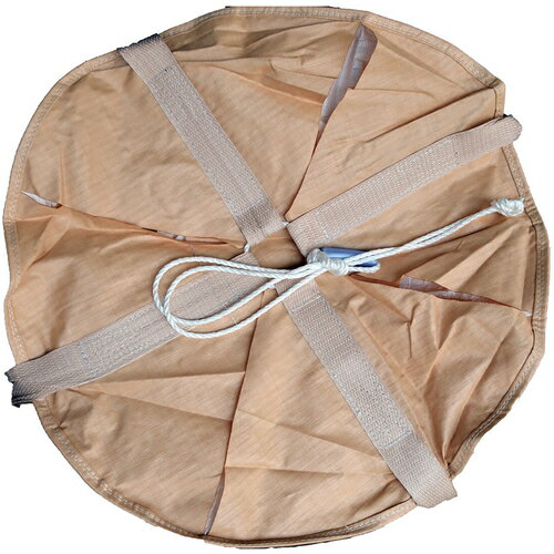 グリーンクロス 【個人宅不可】 全開排出コンテナバッグ 丸型 容量620L 耐荷重1000kgタイプ 10枚セット..