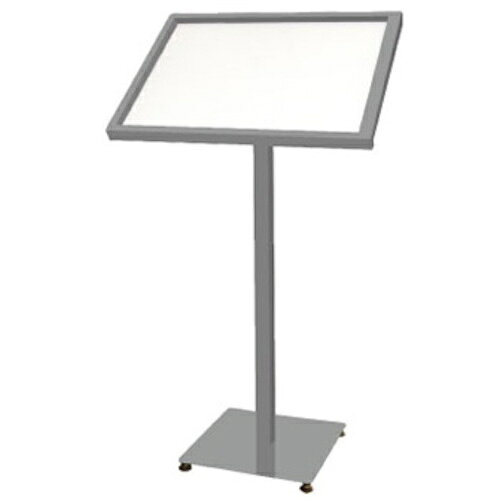 グリーンクロス 【別途送料】 【個人宅不可】 メニュースタンド M-B3 シルバー B3 6300034066 [1560-63..