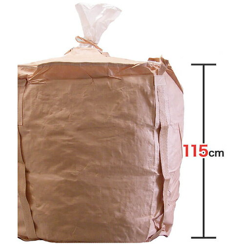 グリーンクロス 【個人宅不可】 コンテナバッグ 丸型 漏れ防止 容量1050L 耐荷重1000kgタイプ 排出口あ..