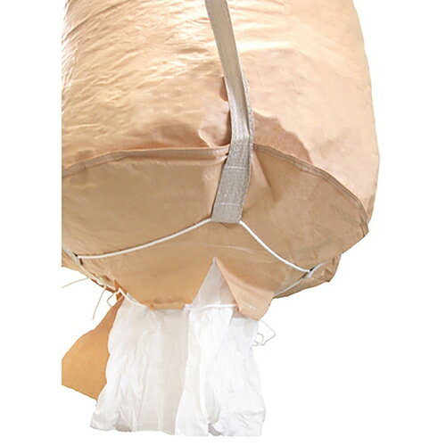 グリーンクロス 【個人宅不可】 コンテナバッグ 丸型 容量1600L 耐荷重1000kgタイプ 排出口あり 10枚セ..