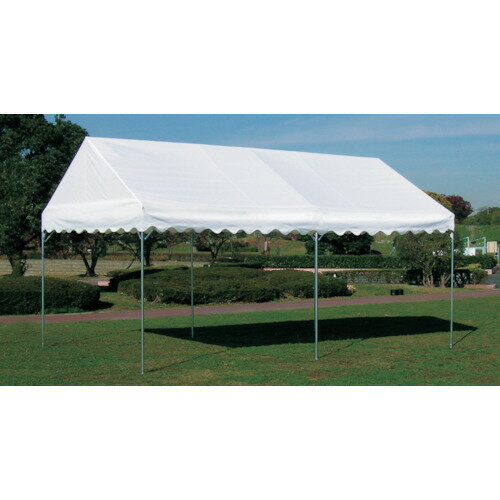 グリーンクロス 【別途送料】 【個人宅不可】 集会用テントCJ式 中折れフレームH2号 白 6300004592 [15..