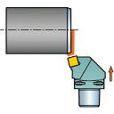 サンドビック SANDVIK コロマントキャプト セラミックチップ用カッティングヘッド(410) C6-CSKNR-45065-12-4 [1572-01073...