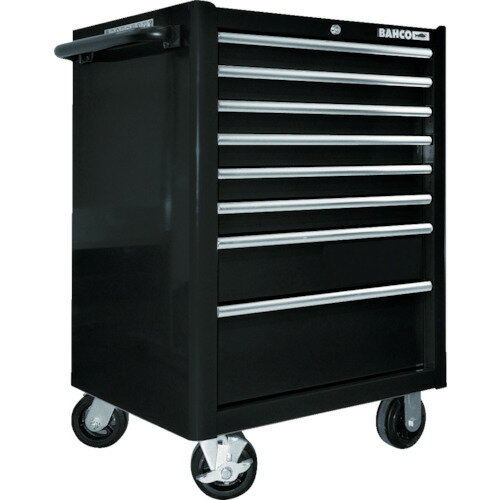 スナップオン・ツールズ 【個人宅不可】 BAHCO 8段引き出し ロールキャブ ブラック ゴムマット仕様天板 K1475K8PC [1583-00005759]
