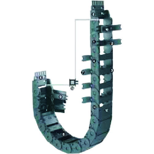 イグス 【個人宅不可】 igus エナジーチェーン ケーブル保護管 92リンク 2500.09.075.0-92L [1668-00002774]