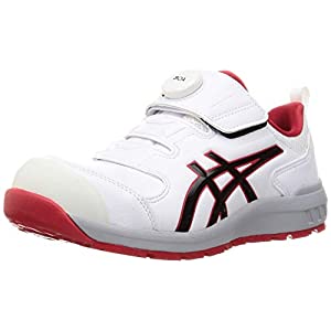 ☆送込☆ アシックス asics ウィンジョブCP307 BOA ホワイト×クラシックレッド 26.0cm 1273A028.100-26.0 A230602