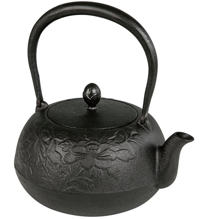 池永鉄工 鉄瓶 瑞光 黒 - [1800-8116244]