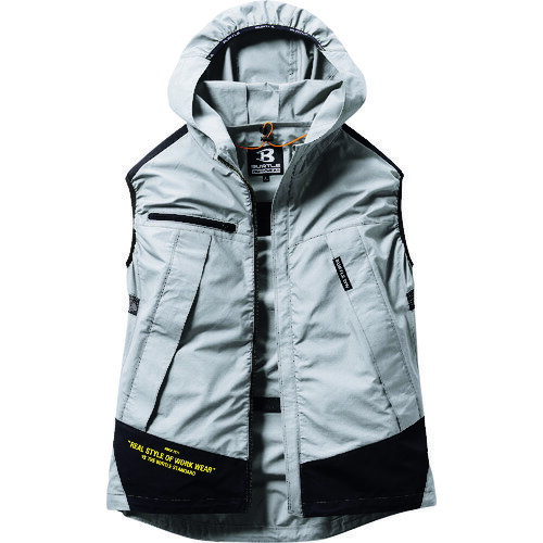バートル BURTLE 【今季完売】 【売切廃番】冷却ベスト エアークラフトパーカーベスト AC1134-5-M シル..