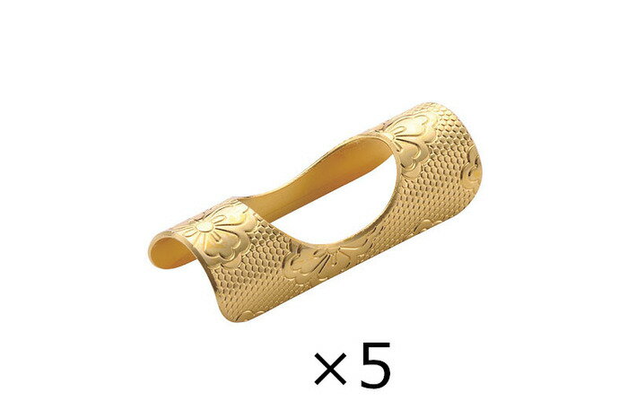 田辺金具 和柄 箸まくら 5P ゴールド - [1955-8694055]