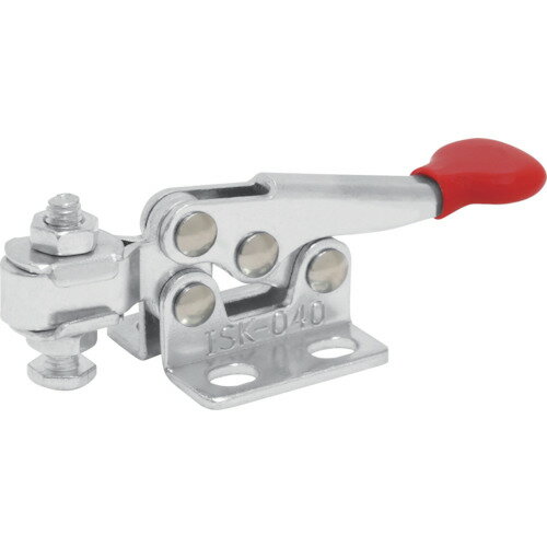 育良精機 イクラ 下方押え型トグルクランプ 水平ハンドル（31102） ISK-040 [198-311023]