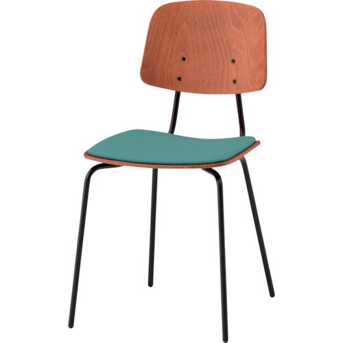 イトーキ 【別途送料】 【個人宅不可】 ITOKI ノットワーク背座セパレートチェア座パッド付 背座ラスティックビーチM・脚サテンブラック・布地サックスブルー KLL-121C-TTA4 [2072-00000484]