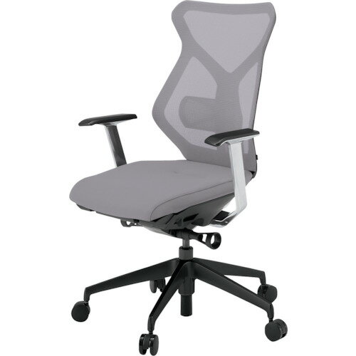 イトーキ 【別途送料】 【個人宅不可】 ITOKI セクアチェア ハイバック ベースカラーTT T型肘 張地 ライトグレー KG-365JV1-TTW6 [2072-00002375]