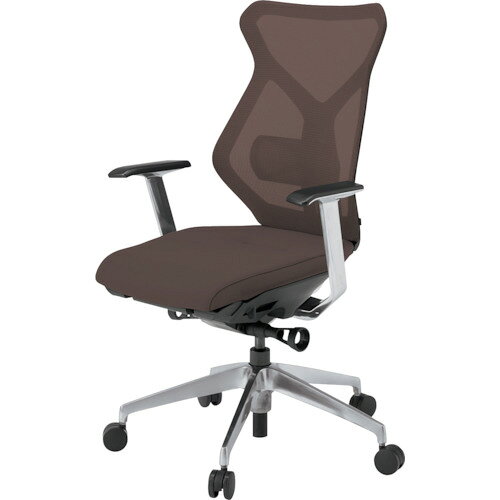 イトーキ 【別途送料】 【個人宅不可】 ITOKI セクアチェア ハイバック ベースカラーZT T型肘 張地 チョコレートブラウン KG-365JV1-ZTH2 [2072-00002457]