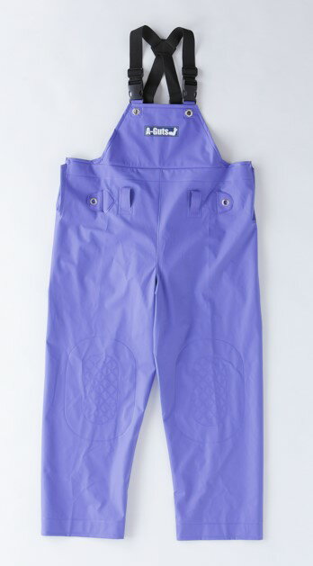 コヤナギ 【別途送料】 レインウェア エースガッツサロペット パープル 3L 雨具 カッパ 防水 AG-35S [2..