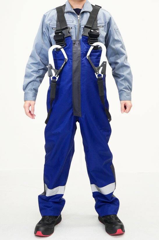 コヤナギ 【別途送料】 HW-01GW-01専用サロペット ネイビー S 雨具 カッパ 防水 PW-01 [2046-1034671]