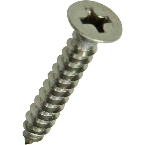 八幡ねじ 【4Pk販売】YAHATA ステンレス皿タッピング 3×40（50本入） 4979874117045 [2310-4117045](4)