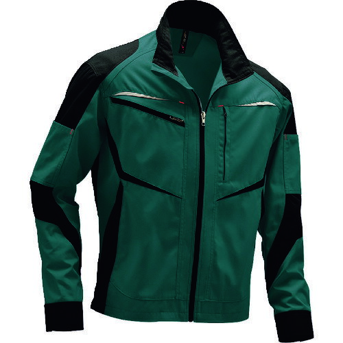 ビッグボーン bigborn ブルゾン ディープグリーン×ブラックLサイズ EBA206-28-L [2371-9140925](4)