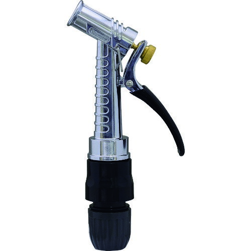 タカギ ホースノズル メタルガンS コネクター付 QG1128GY [245-162746]