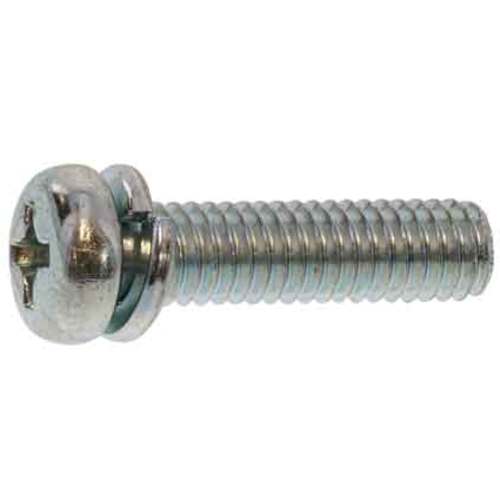 サンコーインダストリー SUNCO 組込みねじ ペラウス（+）ナベP＝2（鉄（または標準）・三価ホワイト）薄板用 M4×6（1800本入） 10-00-Q002-0040-0060-03 [2520-00139953](4)