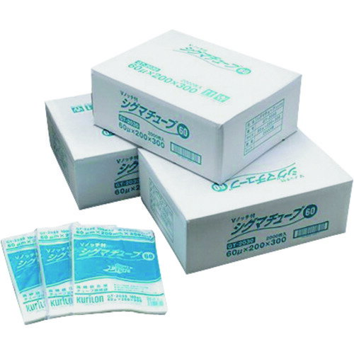 朝日産業 【個人宅不可】 【30袋販売】朝日 真空袋 シグマチューブ60（100枚入り） 60μX130X180 ASGT-1318 [253-466281]