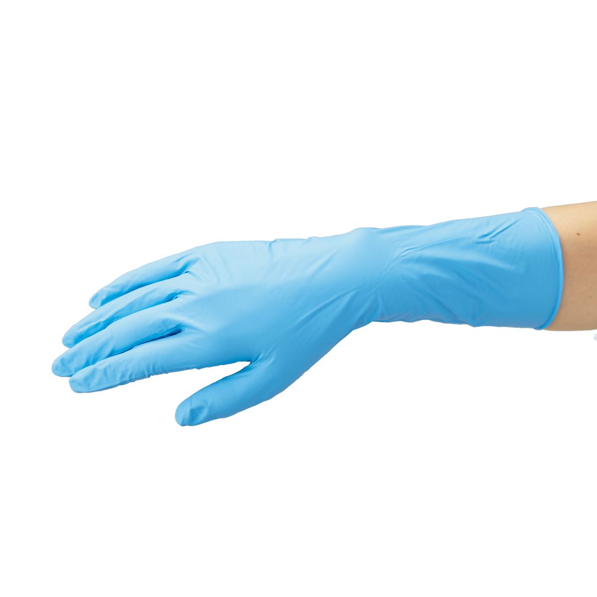 リーブル ニトリルP.F ロングブルー(パウダーフリー) SS　100枚 #2033 [2602-3203312]