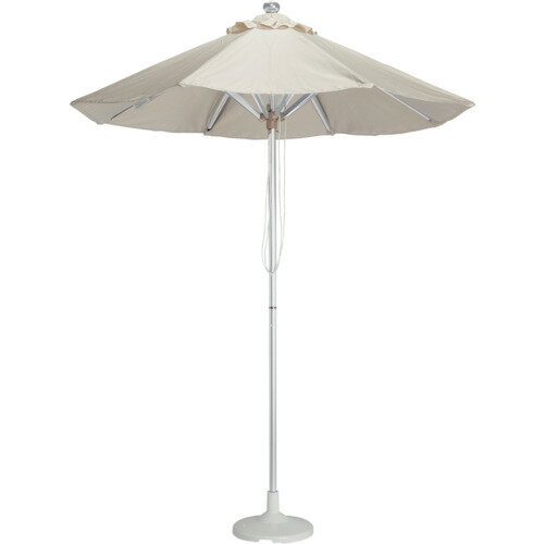 テラモト 【別途送料】 【個人宅不可】 マーケットアンブレラ SY-2500 シルバーフレーム MZ-592-520-0 [261-102955]