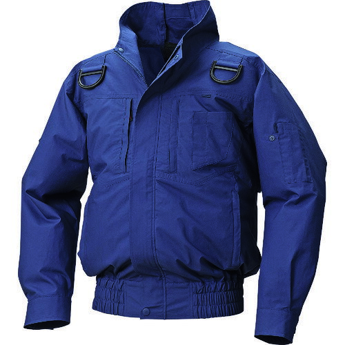 空調服 空調服 綿長袖タチエリフルハーネスエレファン空調服［［R下］］ ネイビー 4L EK4580C03S6 [2616-8510168]