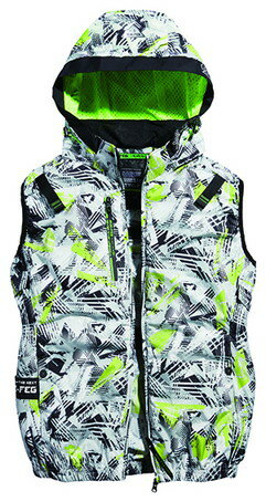 シンメン アイスエアダクトフードリペルベスト 5L SEグリーン #05432 [2623-4435064]