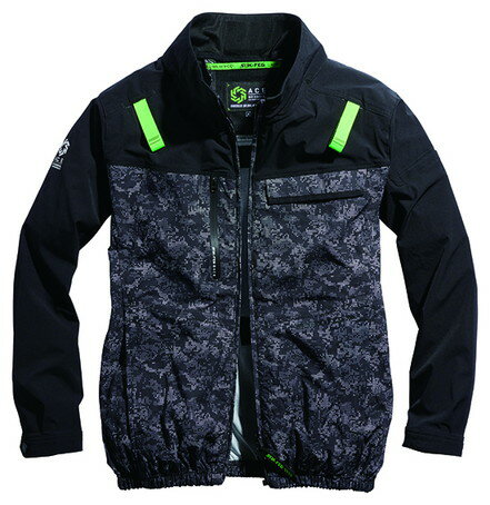 シンメン アーリエスエアジャケット 4L ピンブラック #05510 [2623-4459503]