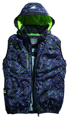 シンメン アイスエアダクトフードリペルベスト M コメーヴァブラック #05432 [2623-4463210]