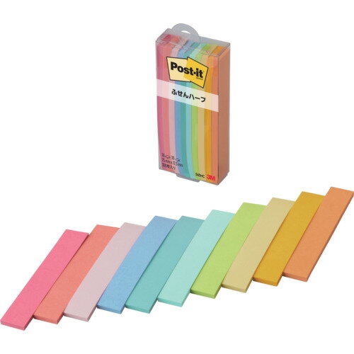 スリーエム 3M 【10個販売】ポスト・イット マルチカラー 75X12.5mm 10個パック 560MC [263-442581]