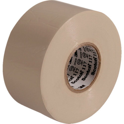 スリーエム 3M ビニールテープ 117 ベージュ 38mmX20m 117 BEI 38X20 [263-3189550]