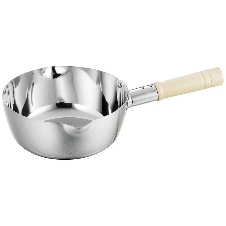 赤川器物製作所 21-0 電磁雪平鍋 ミラー仕上21cm 19221 [2632-7499195]