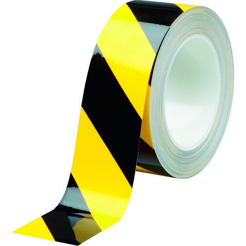 ミドリ安全 ベルデビバハードテープ トラ 50mmX20m VHT-50-Y/BK [267-1-421-7845]