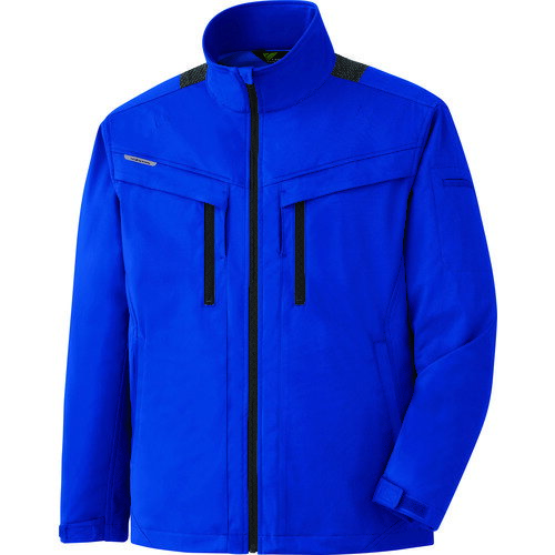 ミドリ安全 ベルデクセル ハーネス対応 ストレッチ防寒ジャンパー VE2013 上 ロイヤルブルー 3L VE2013-UE-3L [267-340265]