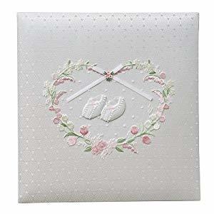 ナカバヤシ フエルアルバム誕生用100年台紙 ミルキーシューズ ピンク アH-LB-750-P [274-235903]